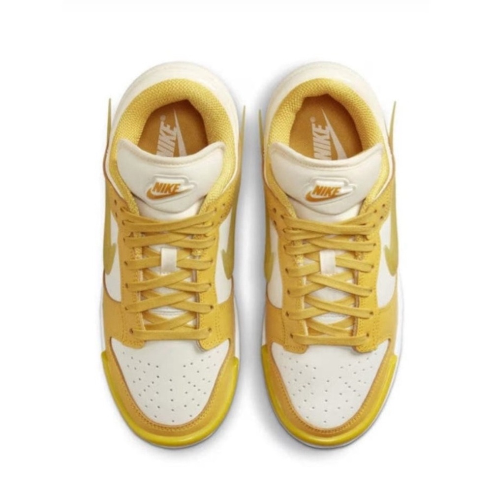 Nike Dunk Low Lemon Twist Vivid Sulfur Woman's  8 only worn in dance competition